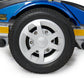 Golden Technologies Compass Sport Power Wheelchair in Blue Tire