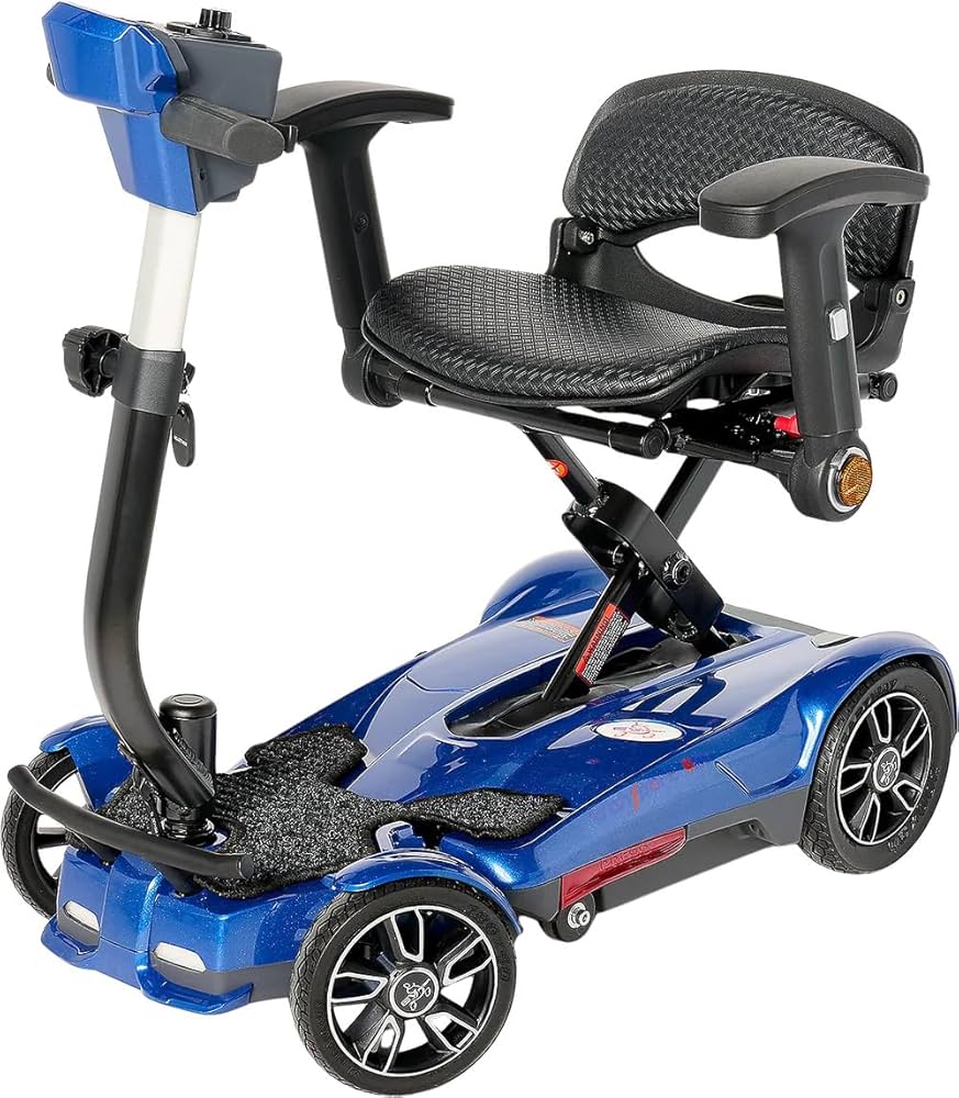EV Rider Transport 4M Optional Armrests in Blue