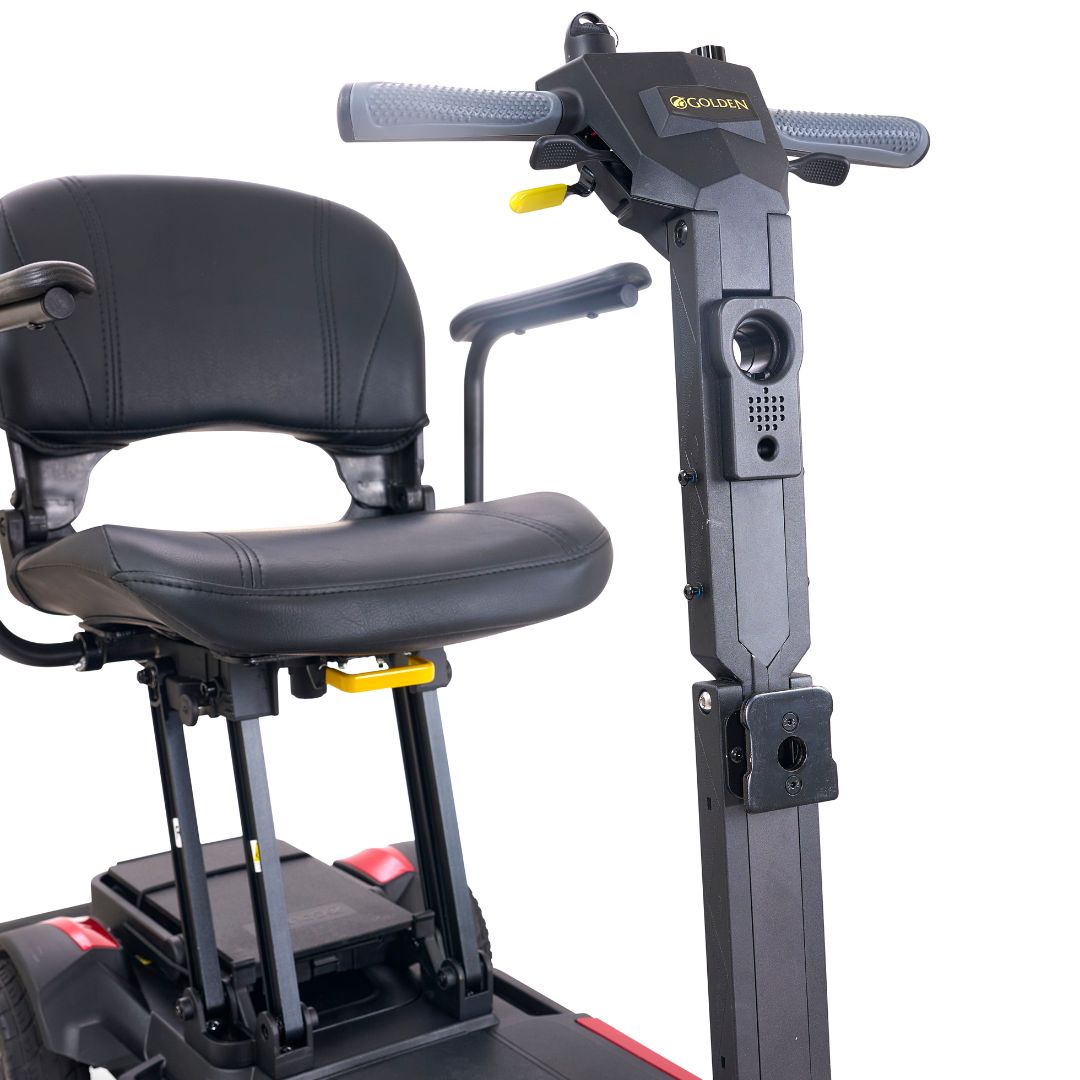 Buzzaround CarryOn Scooter by Golden Technologies Tiller 