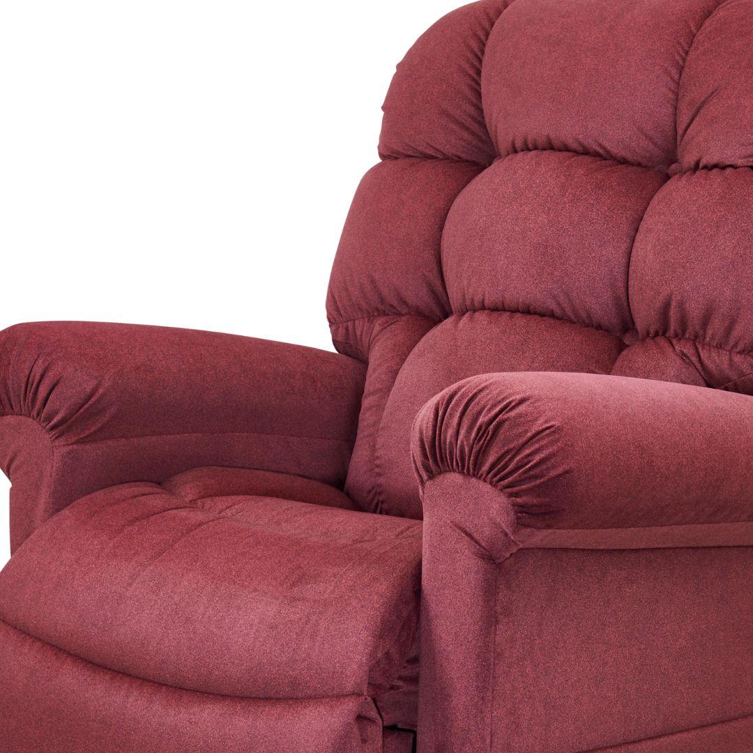 Cloud PR510 Lift Chair Recliner with Maxicomfort by Golden Technologies in Red Close Up