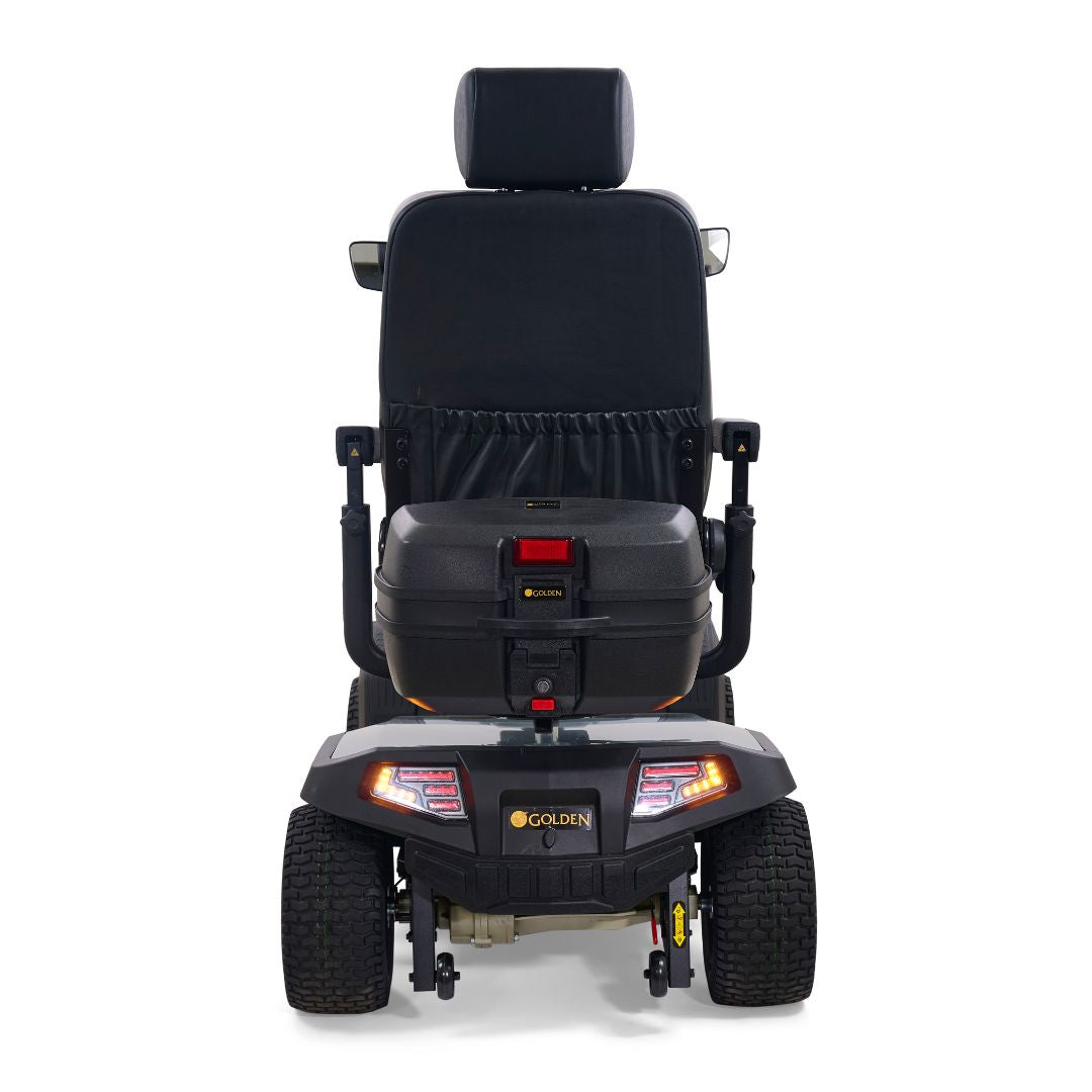 Golden Technologies Eagle GR596 All-Terrain Mobility Scooter in Grey Rear View