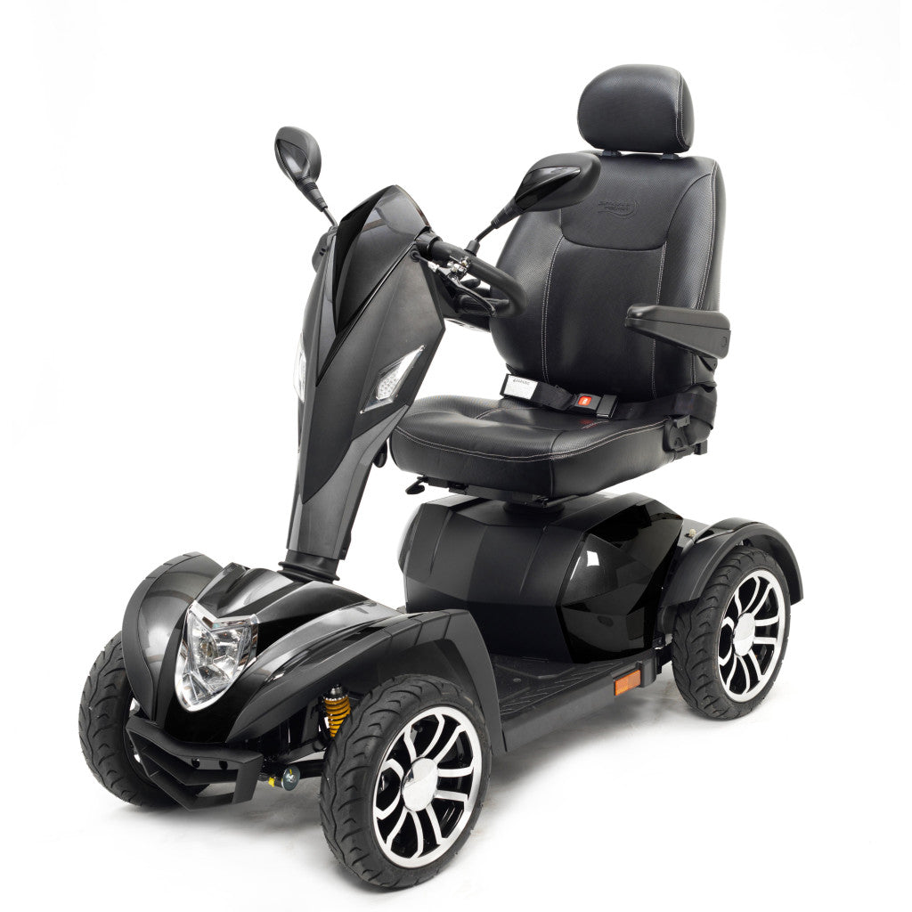 Drive Medical Cobra Heavy-Duty Mobility Scooter in Black Turned