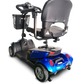 EV Rider CityCruzer Mobility Scooter in Blue Rear View