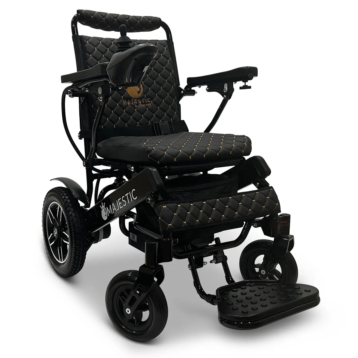 MAJESTIC IQ-8000 Remote Controlled Lightweight Electric Wheelchair in Black