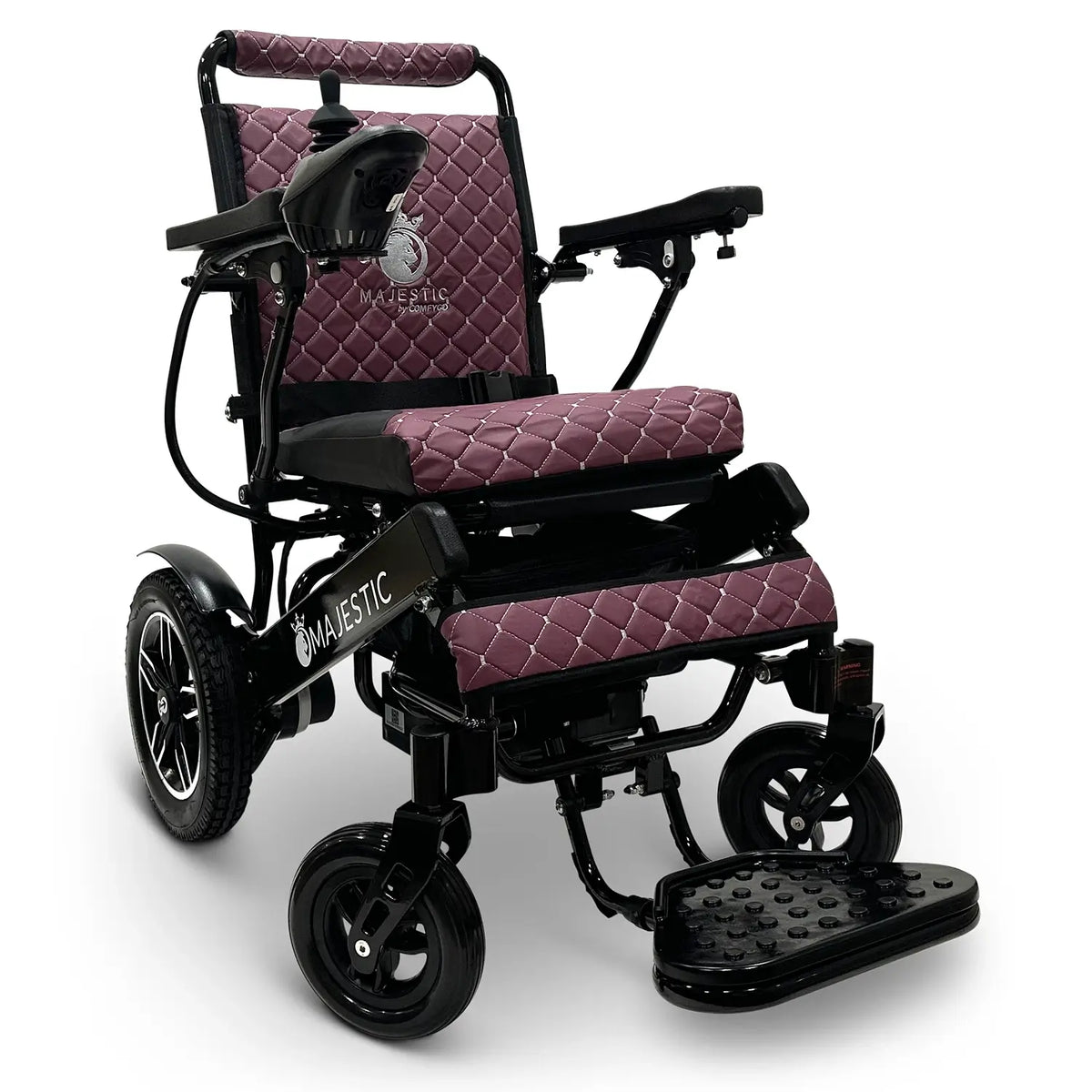 MAJESTIC IQ-8000 Remote Controlled Lightweight Electric Wheelchair in Black 