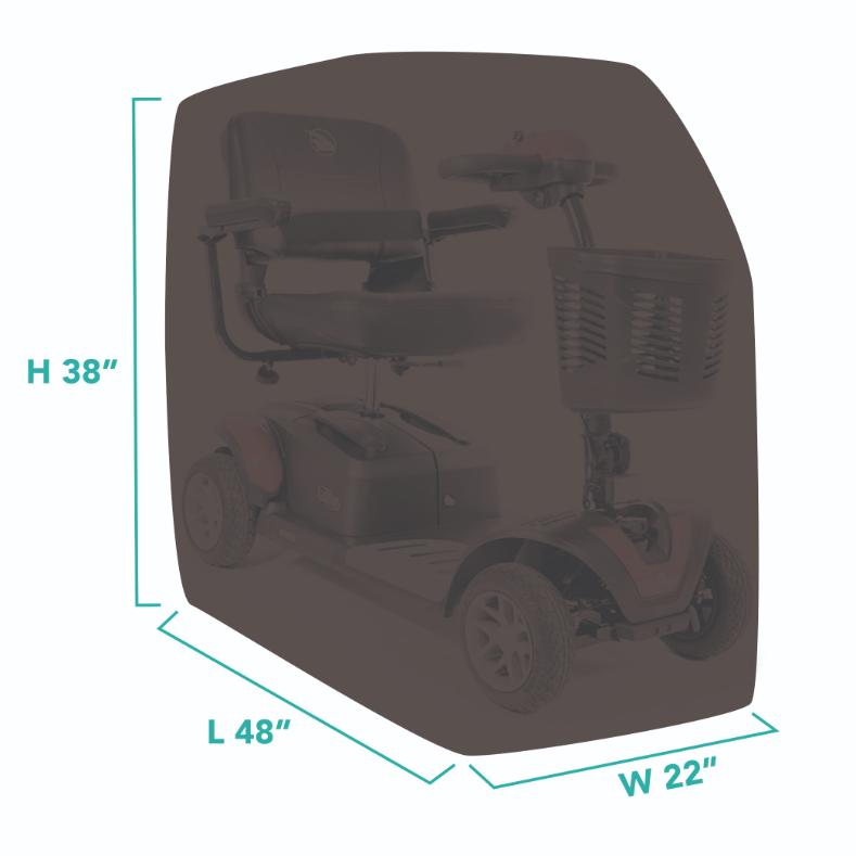 Suncoast Mobility Scooter Cover Dimensions 