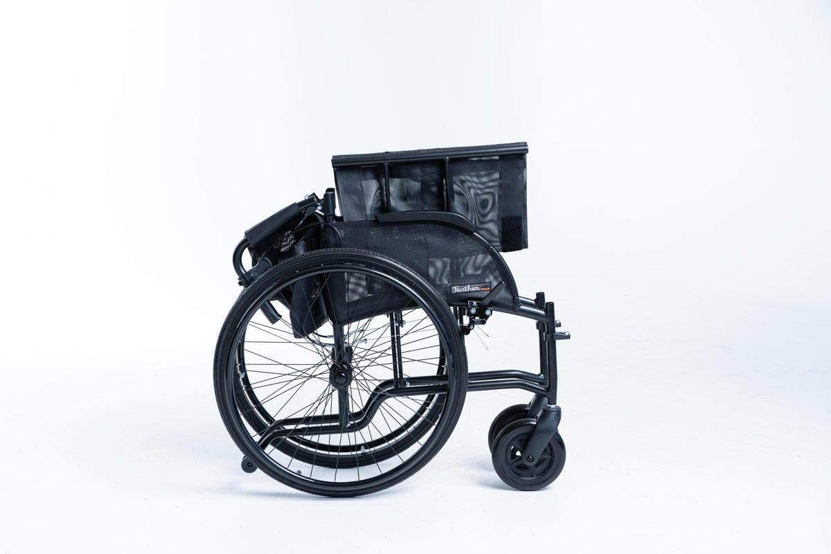 Feather Chair - World's Lightest Manual Wheelchair Folded