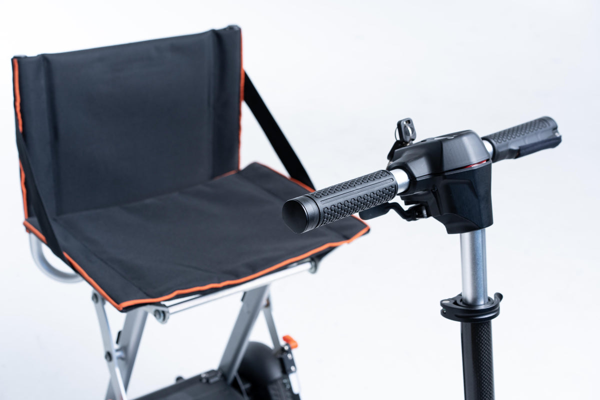 Feather 27X Folding Mobility Scooter Seat and Tiller