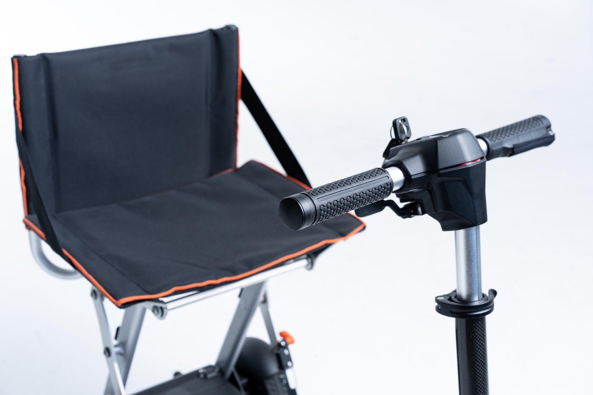 Feather 27X Folding Mobility Scooter Seat and Tiller