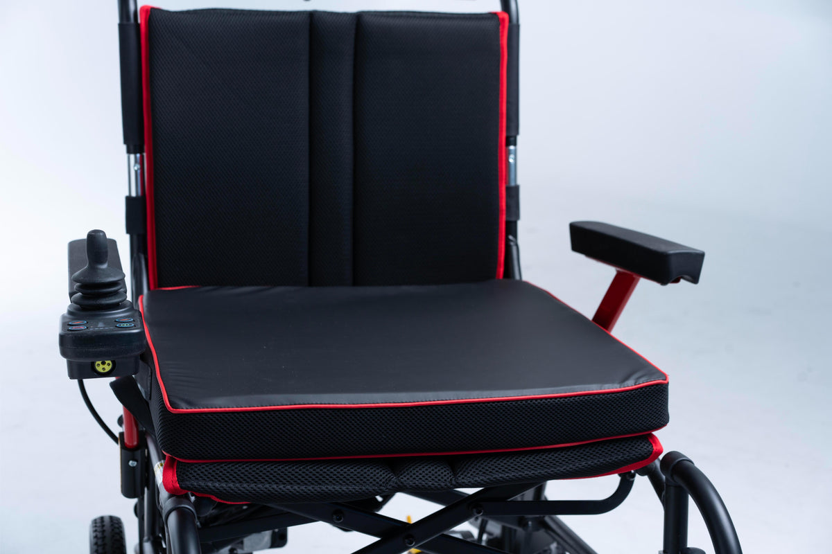 Feather Power Chair Seat Close Up