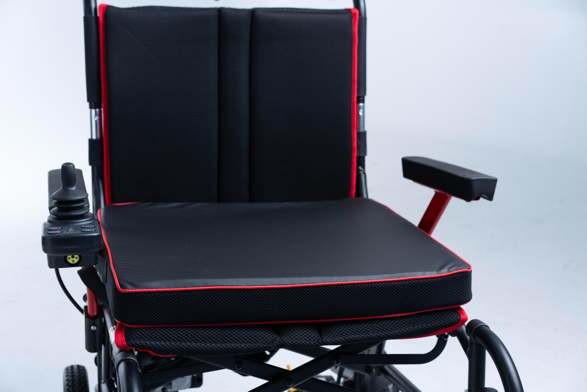 Feather Power Chair Seat Close Up