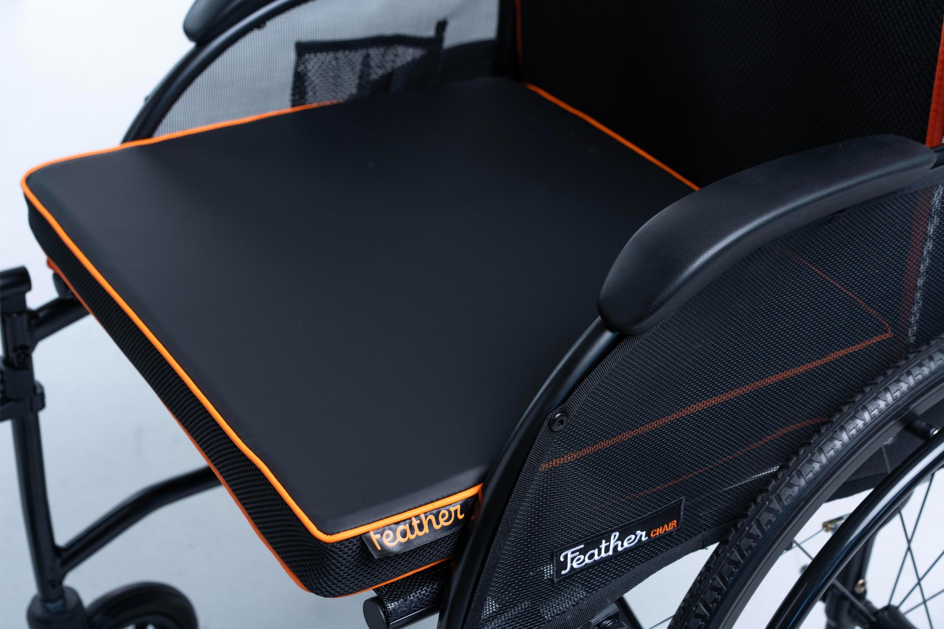 Feather Chair - World's Lightest Manual Wheelchair Cushion Close Up