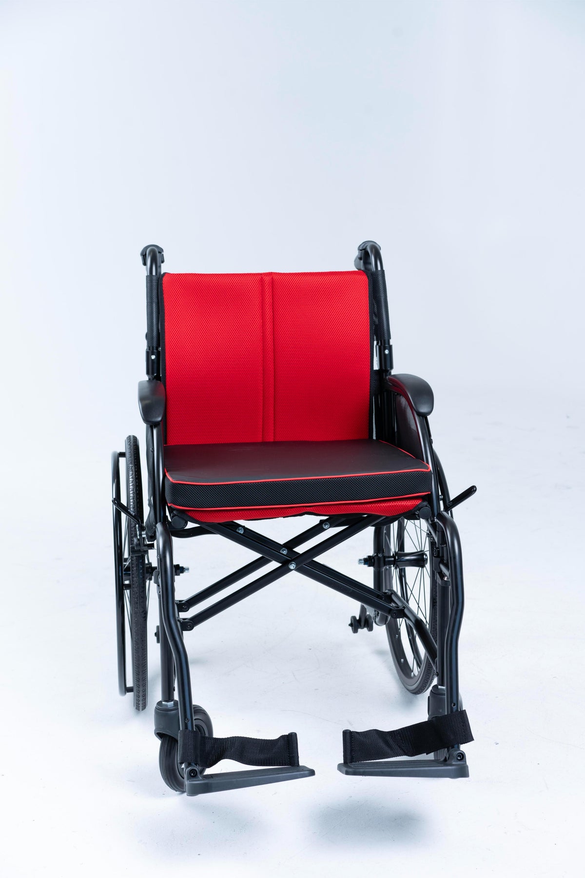 Feather Chair - World's Lightest Manual Wheelchair Red With Cushion