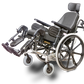 Heartway Spring is a manual wheelchair with a lightweight aluminum frame with elevating leg rests