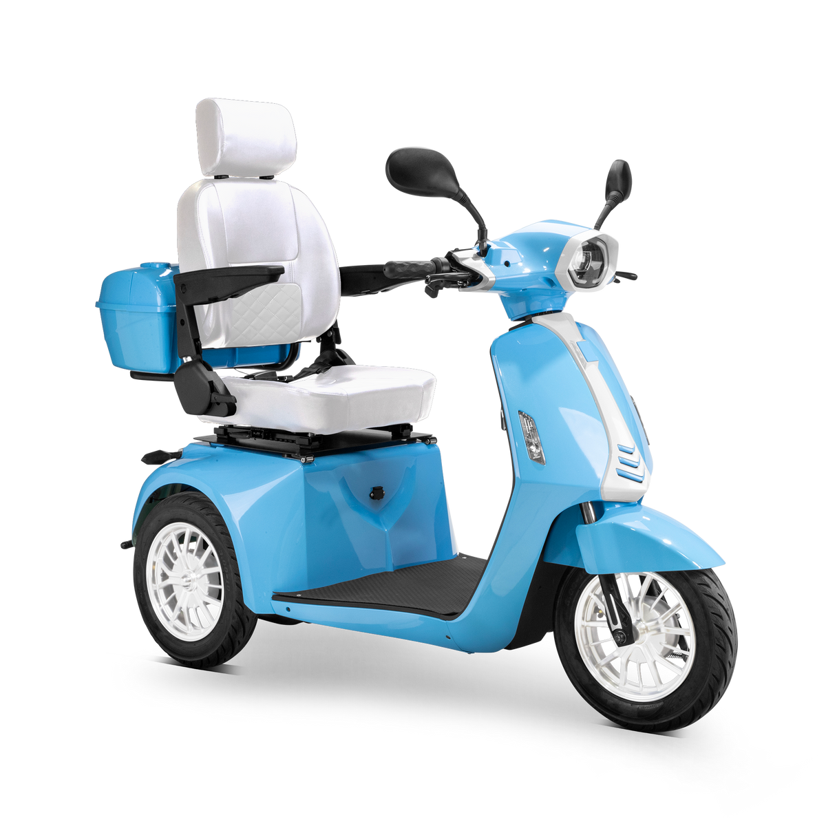 Bespoke Elite 3-Wheel All-Terrain Recreational Mobility Scooter in Blue