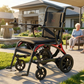 Monarch Mobility Ezi Fold Carbon Folding Power Wheelchair at Retirement Home