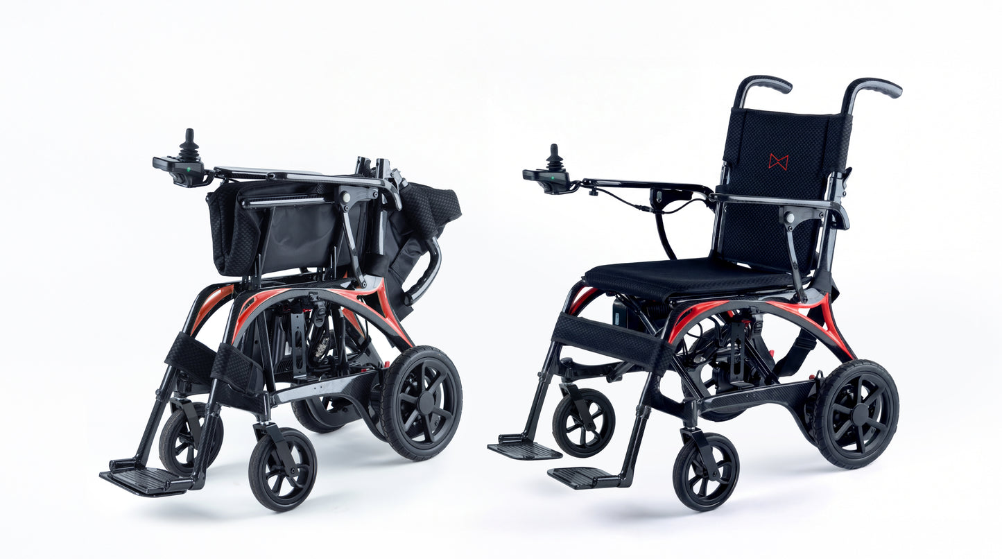 Monarch Mobility Ezi Fold Carbon Folding Power Wheelchair