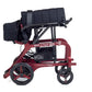 Monarch Mobility Flyer Power Wheelchair in Red Folded