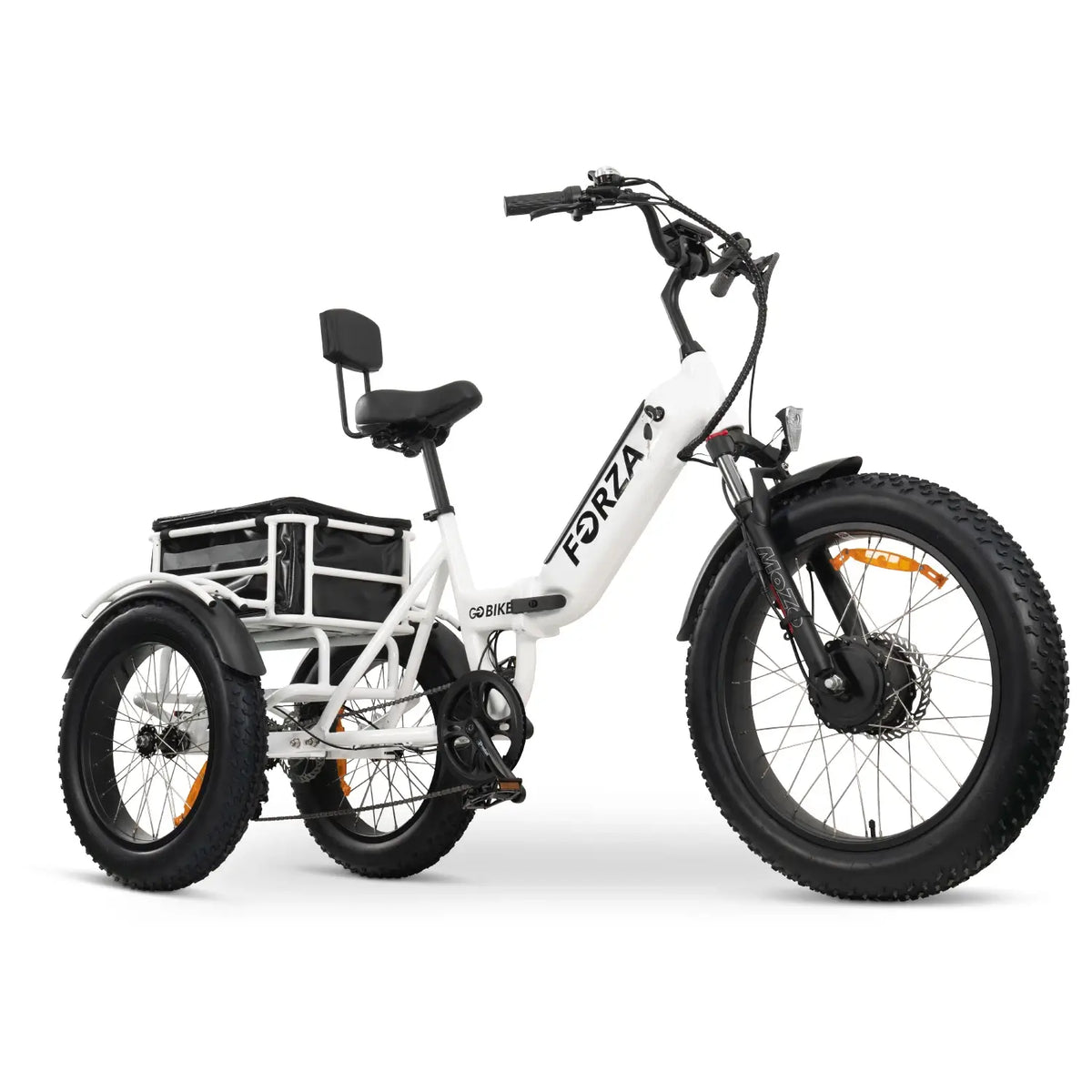 GoBike FORZA Electric Tricycle in White