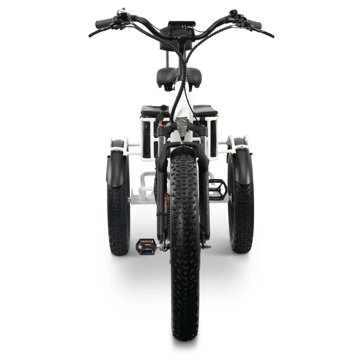 GoBike FORZA Electric Tricycle in White Front View