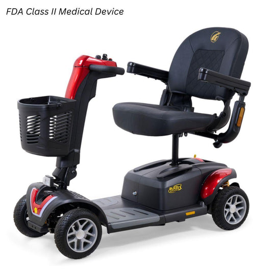 Golden Technologies Buzzaround LX 4-Wheel Mobility Scooter in Red