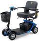 Golden Technologies LiteRider 4-Wheel Travel Mobility Scooter in Blue