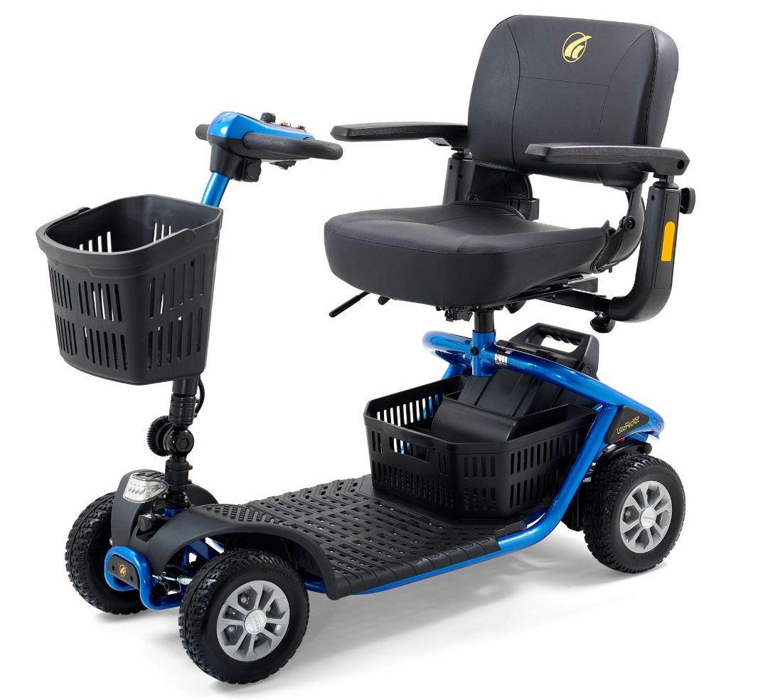 Golden Technologies LiteRider 4-Wheel Travel Mobility Scooter in Blue