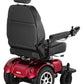 Merits Health Gemini Power Wheelchair in Red Back View