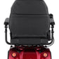 Merits Health Gemini Power Wheelchair in Red Back View