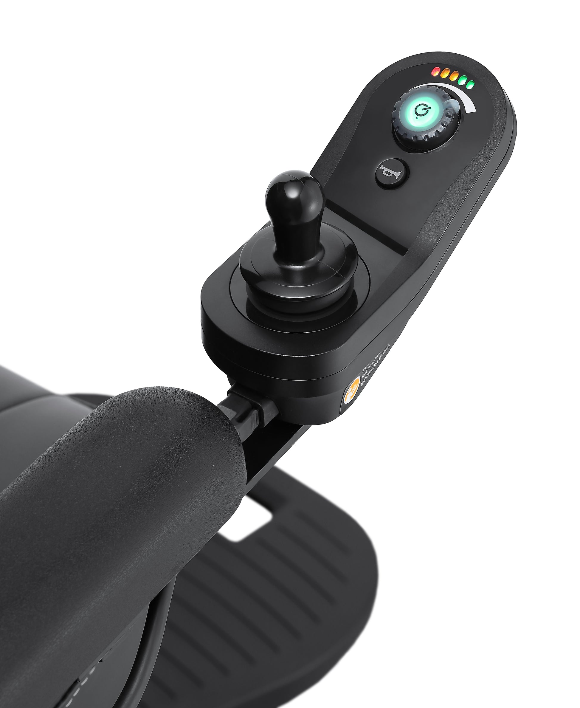 Merits Health Gemini Power Wheelchair in Red Joystick