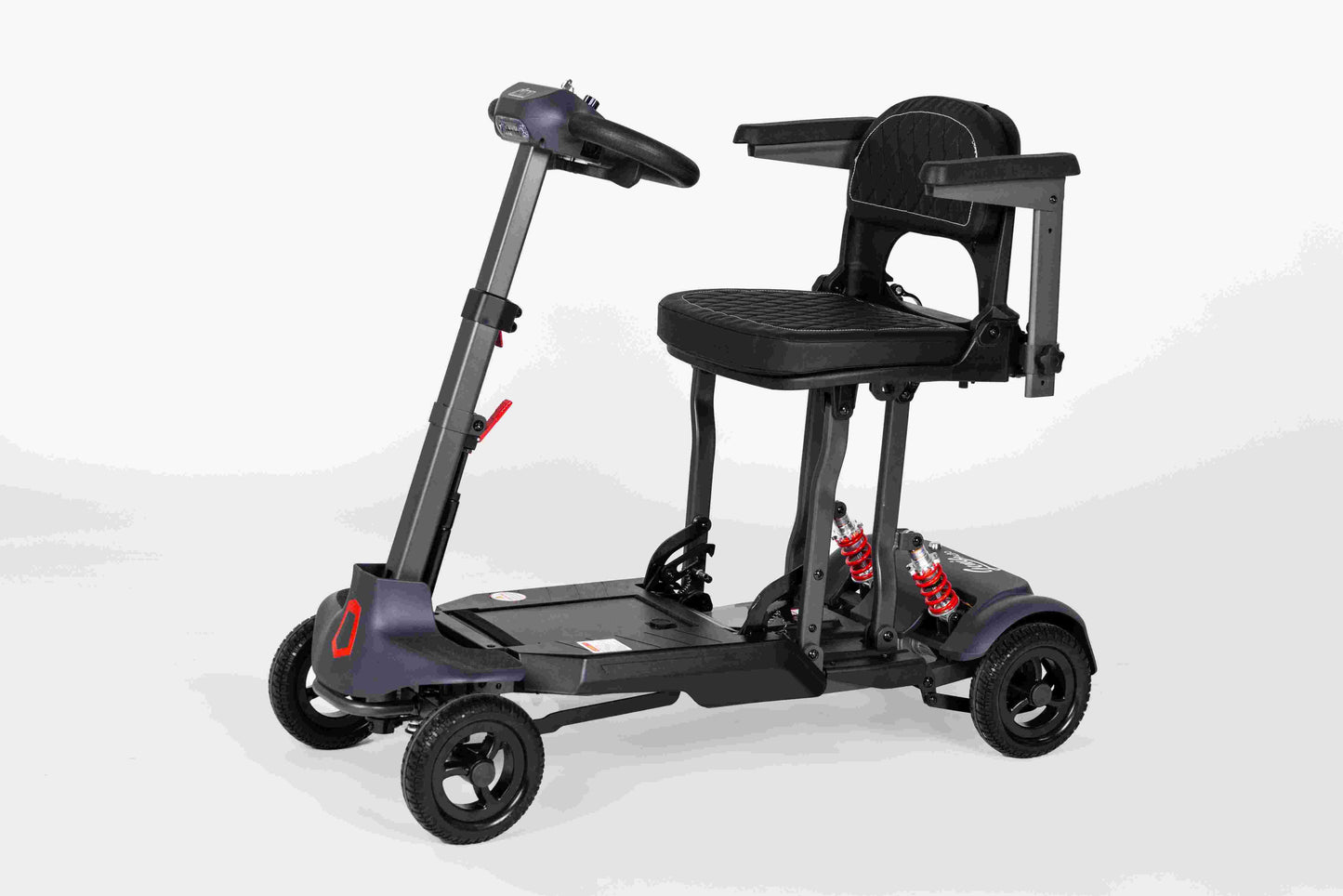 Monarch Mobility Genie Auto Folding Mobility Scooter in Charcoal