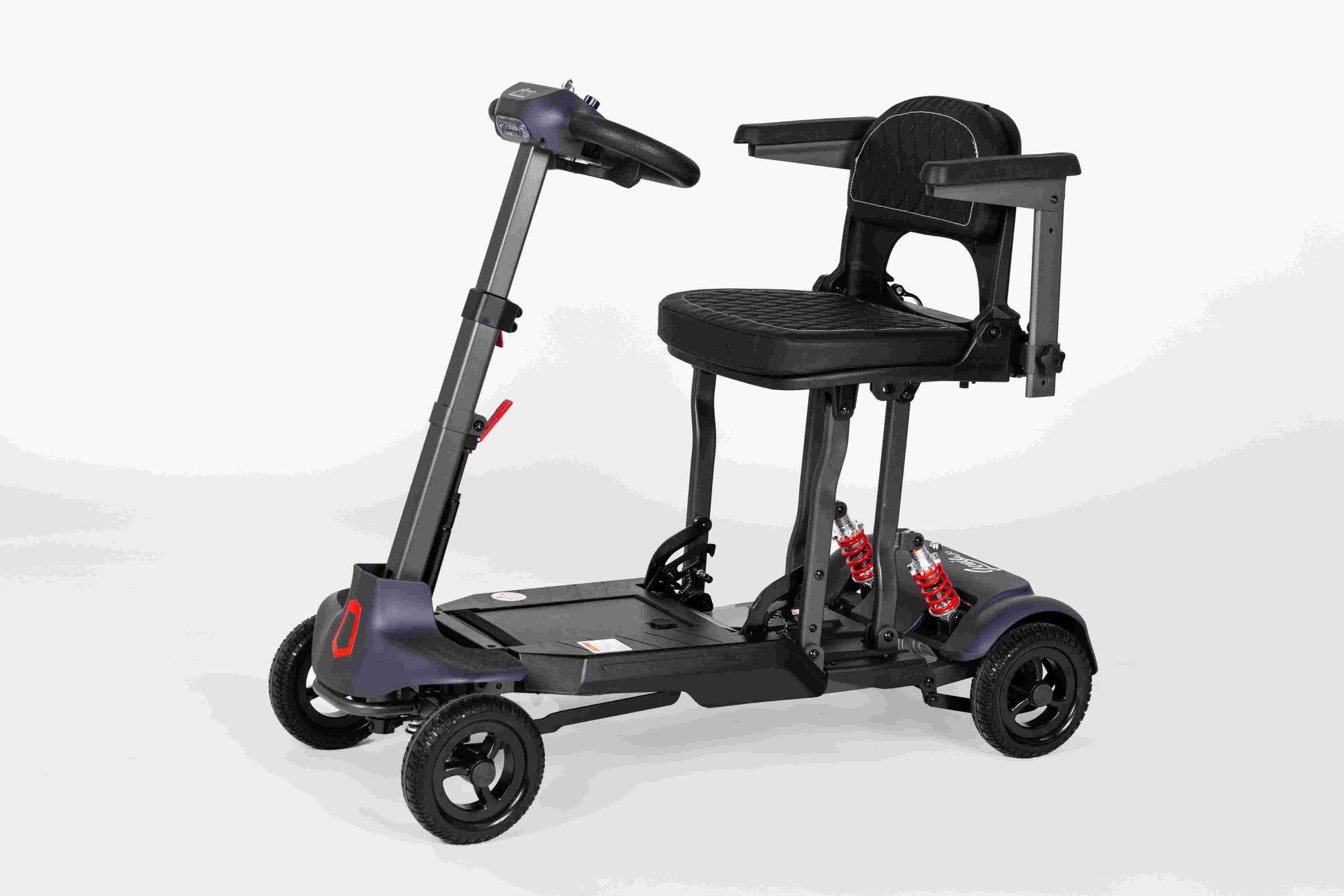 Monarch Mobility Genie Auto Folding Mobility Scooter in Charcoal