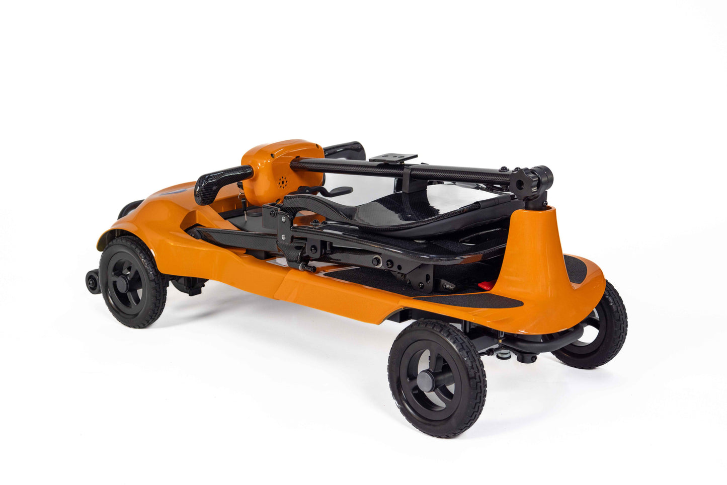 Monarch Mobility Genie Ultralight Orange Folded