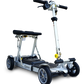 EV Rider Gypsy 2 Folding Mobility Scooter in Silver