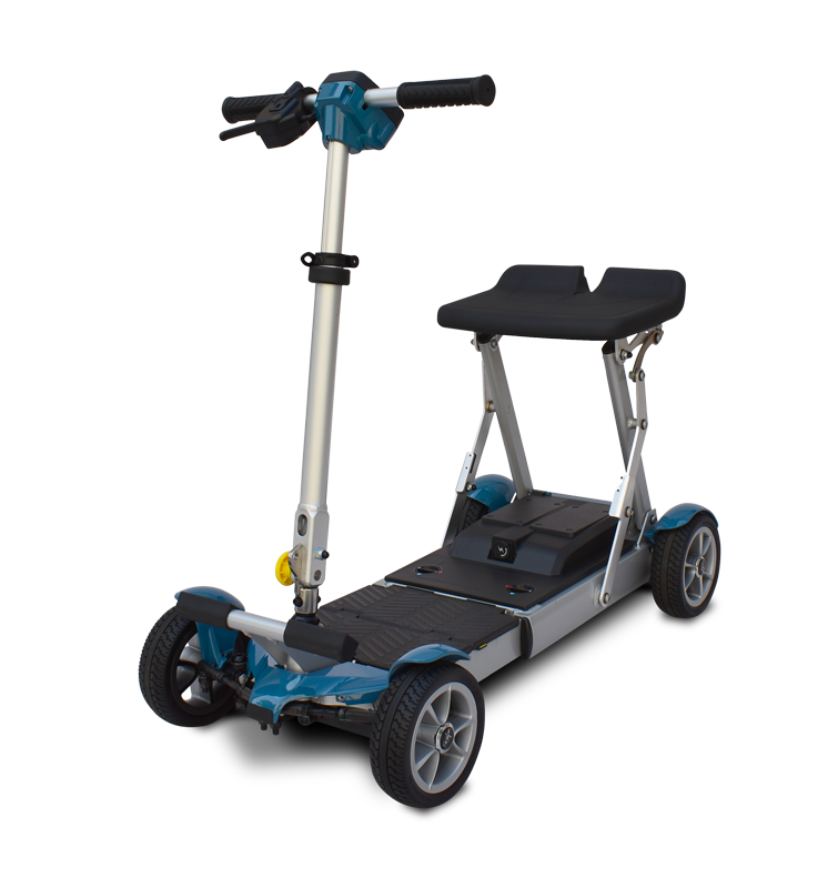 EV Rider Gypsy 2 Folding Mobility Scooter in Blue