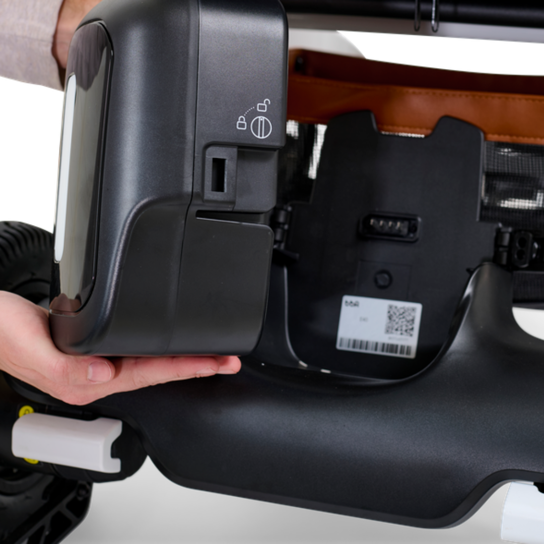 Golden Ally Folding Power Wheelchair by Golden Technologies Battery
