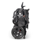 ComfyGo Majestic IQ-7000 Electric Wheelchair with Remote Control and Auto-Fold in Black Folded Close Up