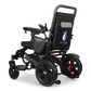 ComfyGo Majestic IQ-7000 Electric Wheelchair with Remote Control and Auto-Fold in Black Rear View