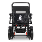 ComfyGo Majestic IQ-7000 Electric Wheelchair with Remote Control and Auto-Fold in Black Back View