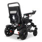 ComfyGo Majestic IQ-7000 Electric Wheelchair with Remote Control and Auto-Fold in Black Rear View