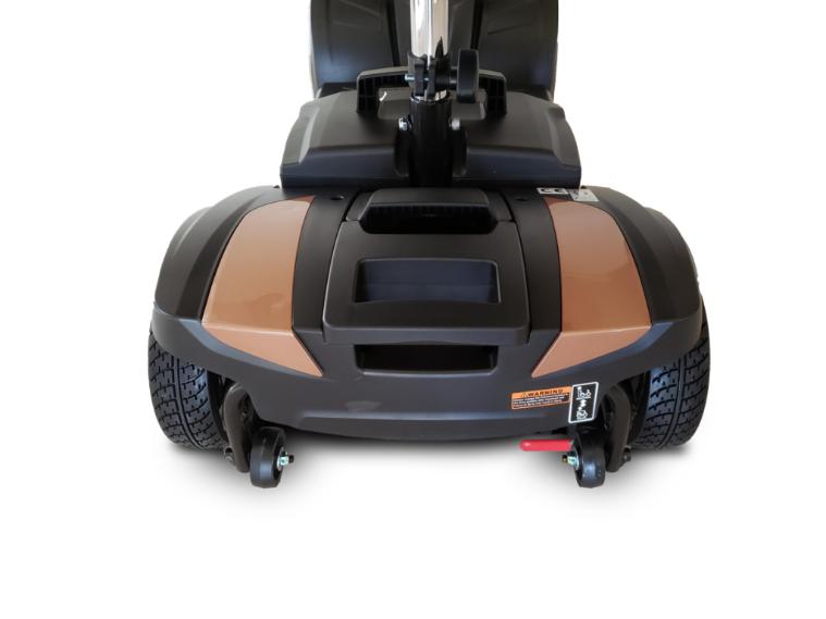 EV Rider MiniRider Lite rose gold mobility scooter rear