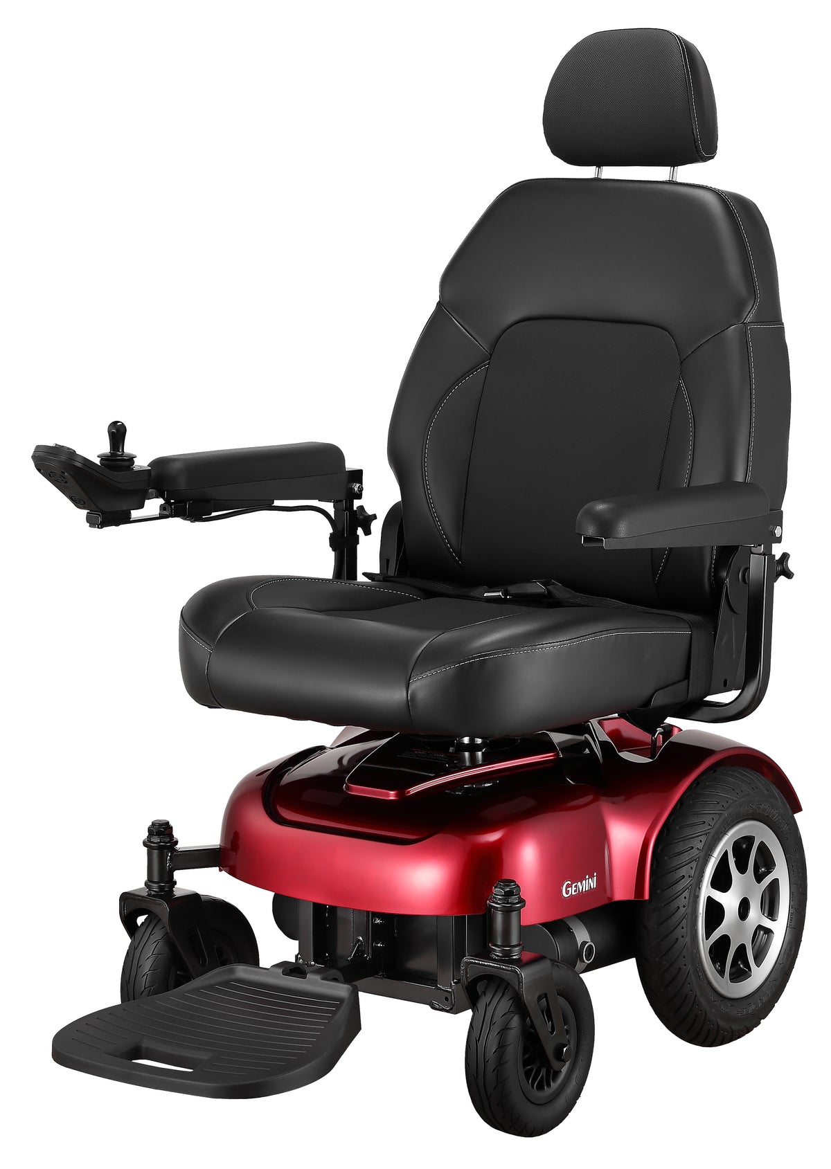 Merits Health Gemini - Optional Seat Lift with red base on a white background