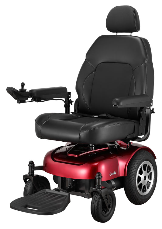 Merits Health Gemini - Optional Seat Lift with red base on a white background