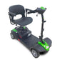 EV Rider MiniRider Lite green mobility scooter on a white background
