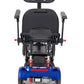 Monarch Mobility Genie Auto Folding Mobility Scooter in Blue Back View