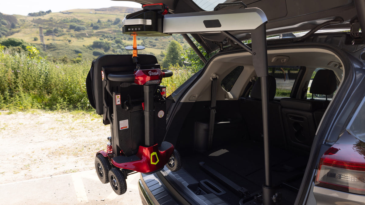 Monarch Mobility Atlas 4 Portable Car Lift Installed