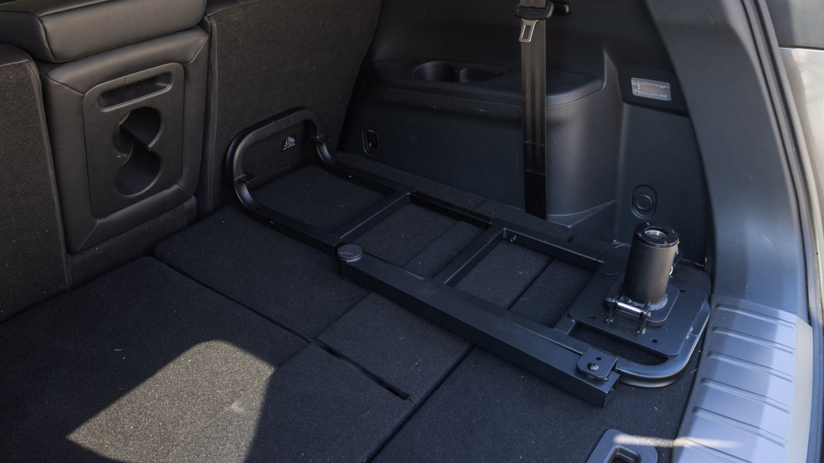Monarch Mobility Atlas 4 Portable Car Lift Installed in car