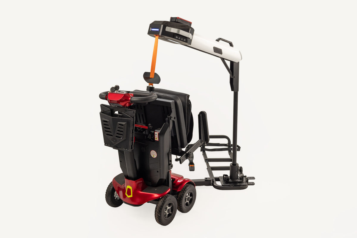 Monarch Mobility Atlas 4 Portable Car Lift Lifting Scooter in Red
