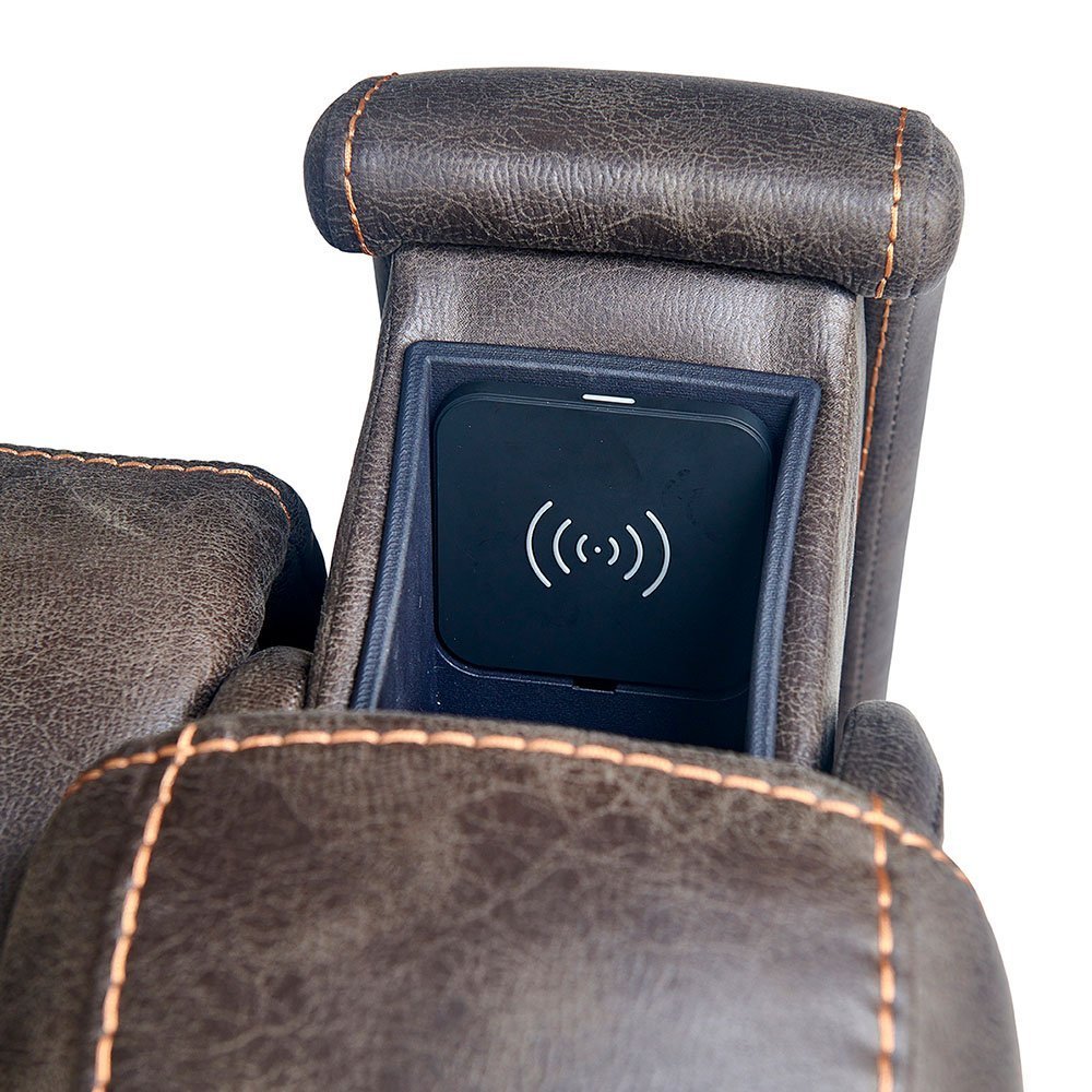 Golden Technologies Cloud PR448 Titan Maxicomfort with a wireless charging pad on a white background