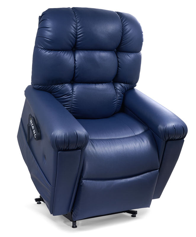 Golden Technologies PR519 Cloud Supreme Lift Chair in Night Navy Brisa Lifted